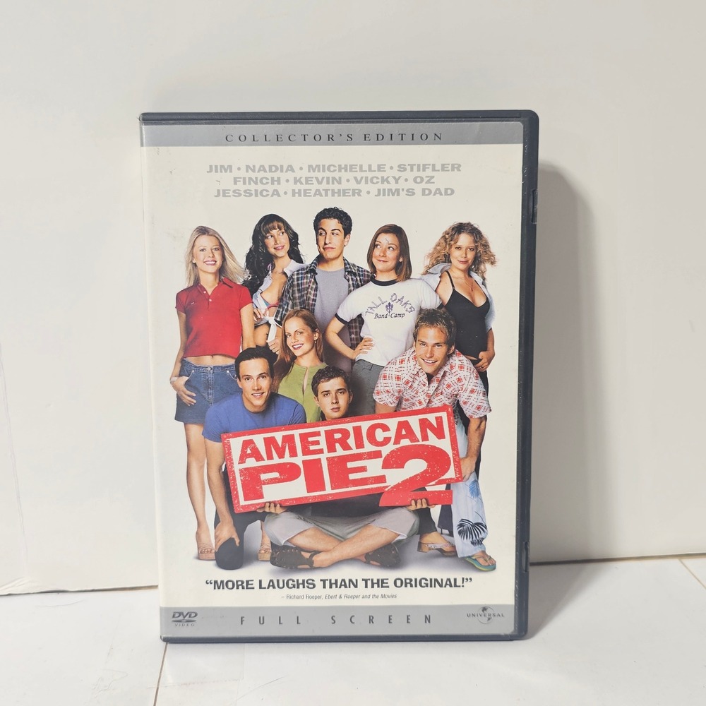 American Pie 2 DVD Collectors Edition Full Screen 2002 Universal 21489 R Rated